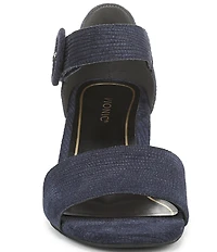 Vionic Chardonnay Embossed Suede Dress Sandals