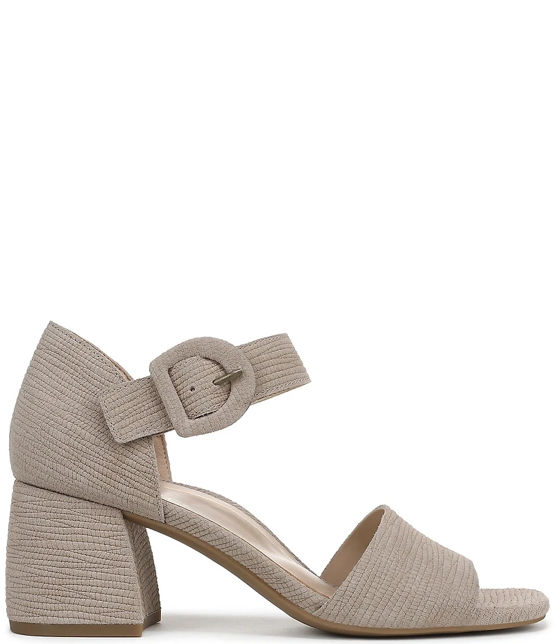 Vionic Chardonnay Embossed Suede Dress Sandals