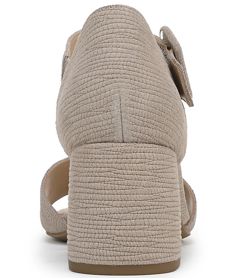 Vionic Chardonnay Embossed Suede Dress Sandals