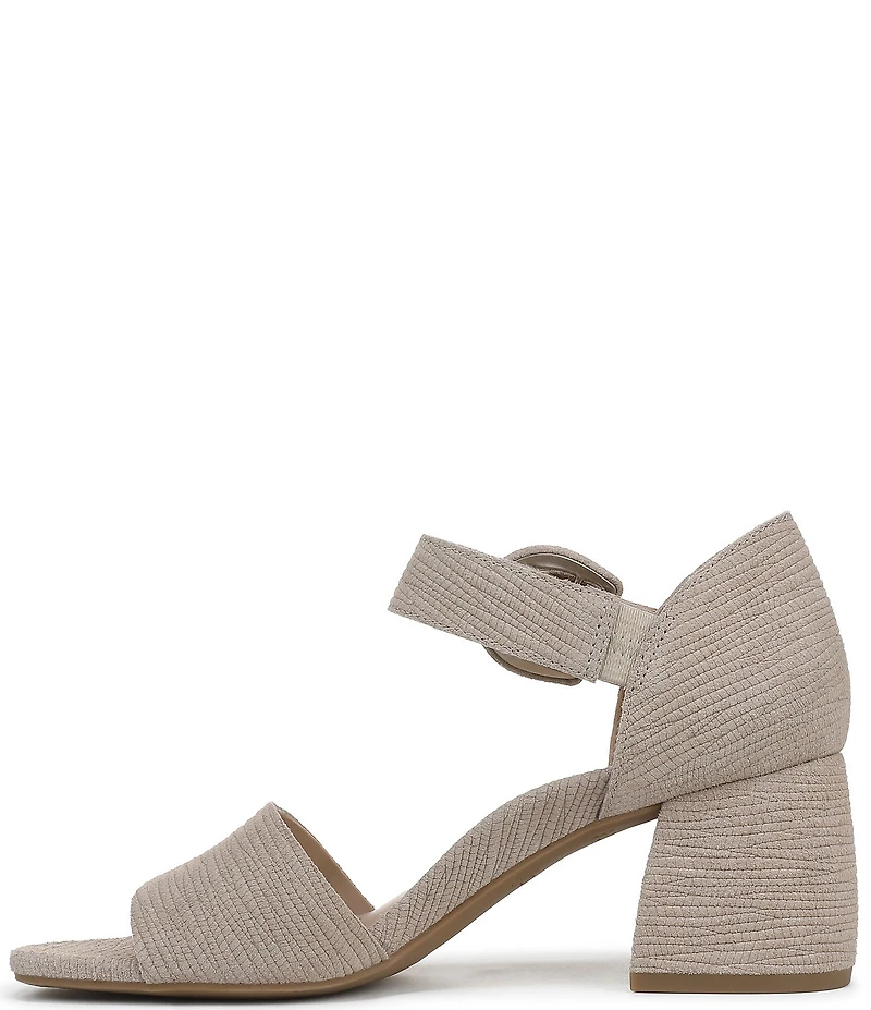 Vionic Chardonnay Embossed Suede Dress Sandals