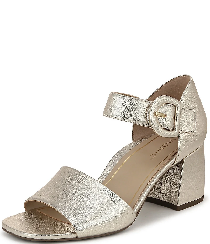 Vionic Chardonnay Leather Dress Sandals