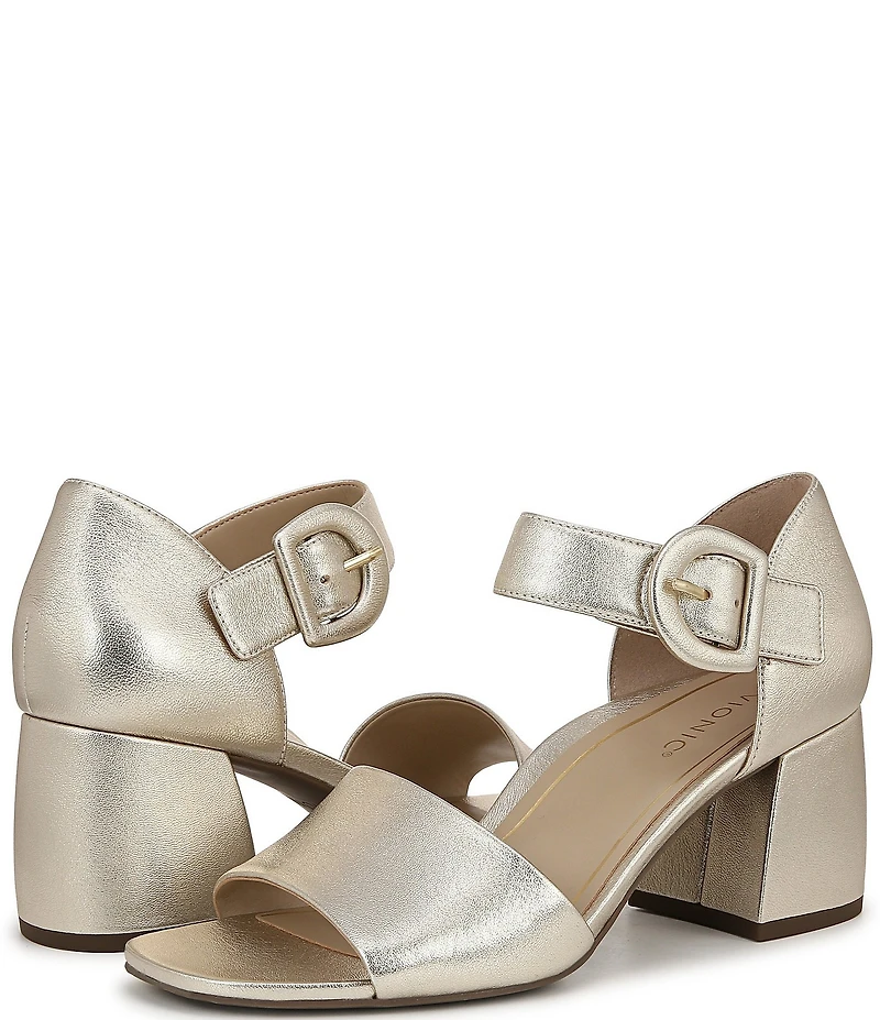 Vionic Chardonnay Leather Dress Sandals