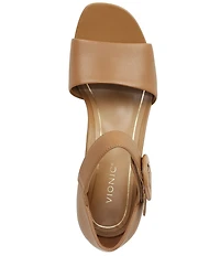 Vionic Chardonnay Leather Dress Sandals
