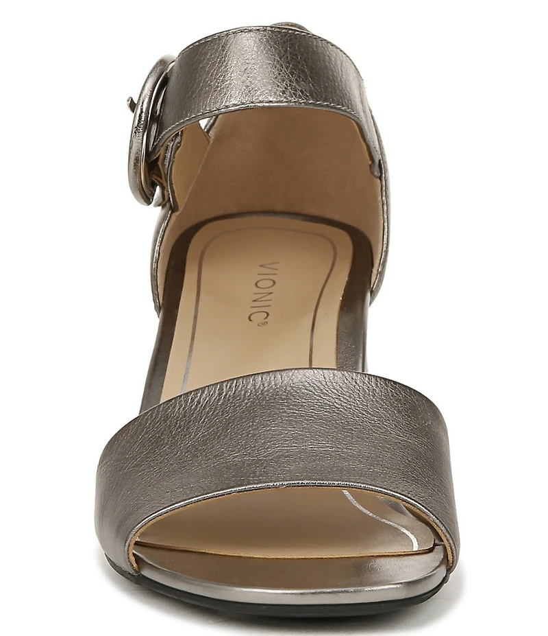 Vionic Chardonnay Leather Dress Sandals
