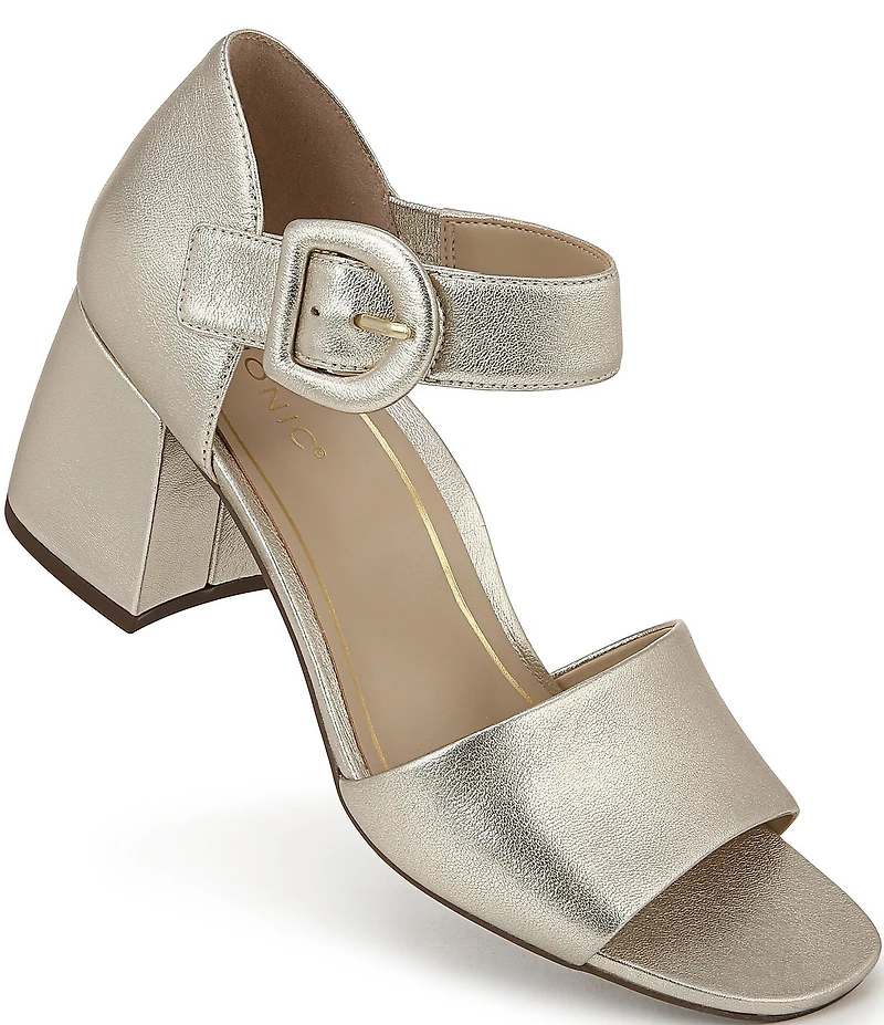 Vionic Chardonnay Leather Dress Sandals