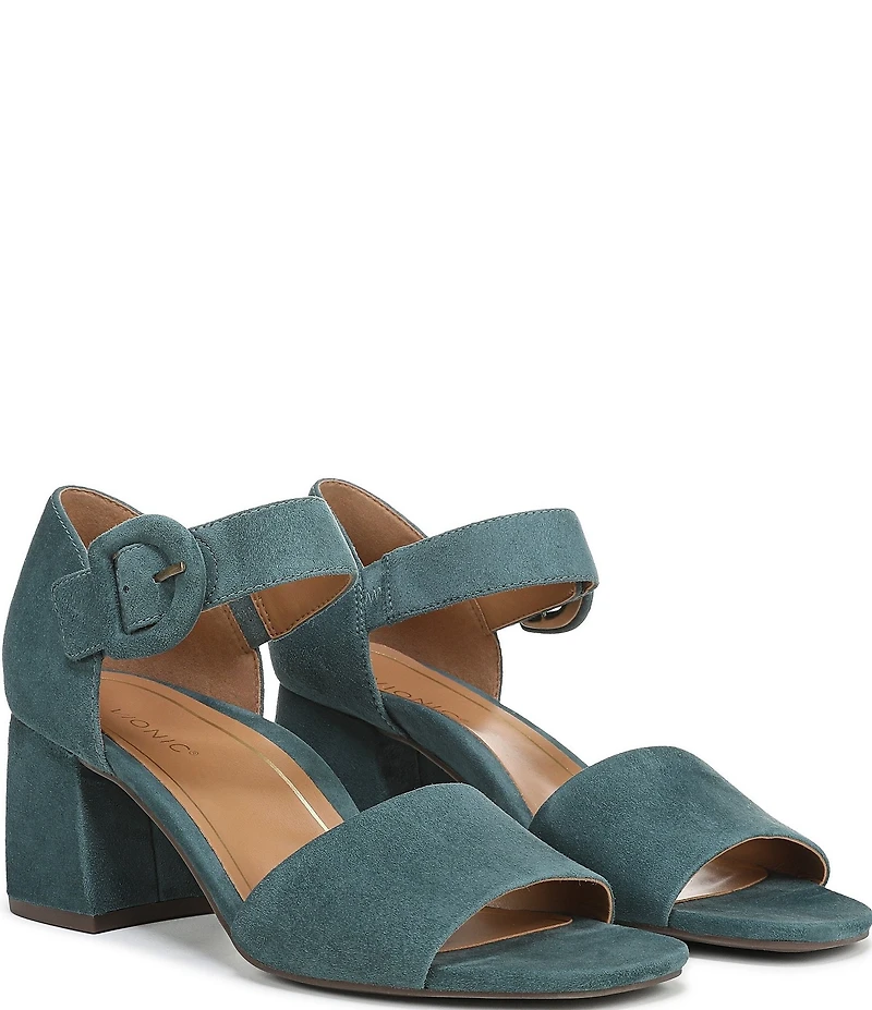 Vionic Chardonnay Suede Dress Sandals