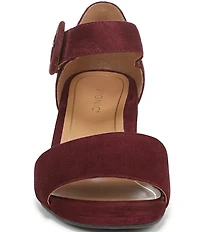 Vionic Chardonnay Suede Dress Sandals