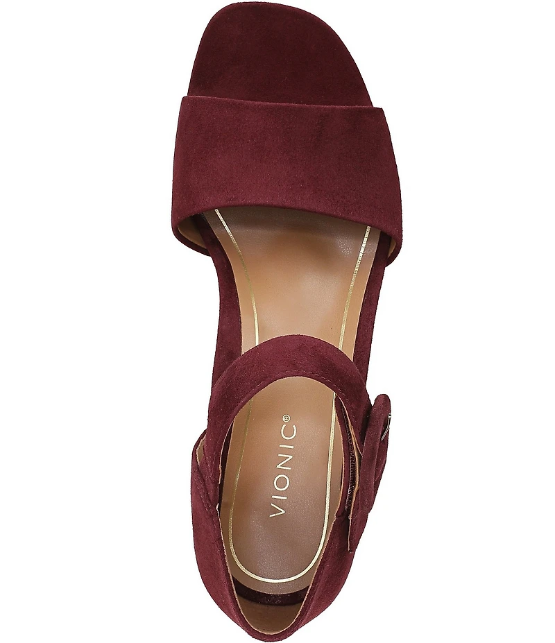 Vionic Chardonnay Suede Dress Sandals