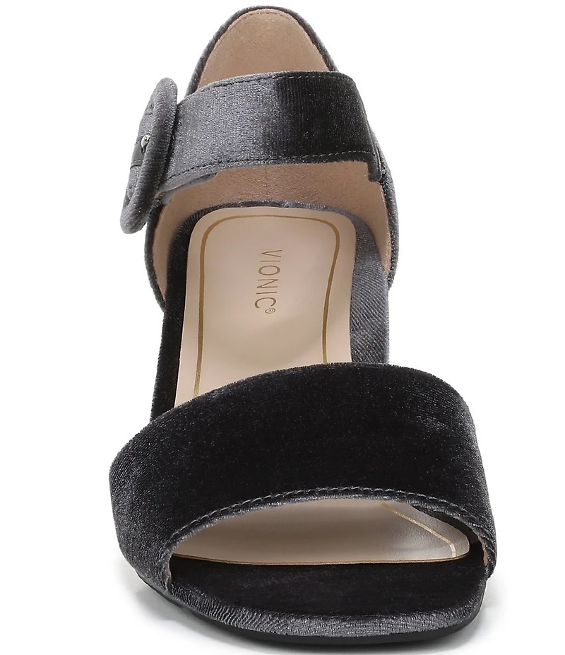 Vionic Chardonnay Velvet Dress Sandals