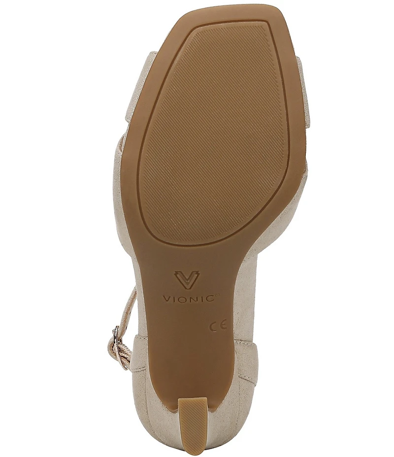 Vionic Charmaine Leather Dress Sandals