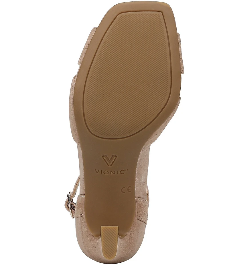 Vionic Charmaine Suede Dress Sandals