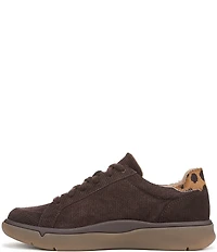 Vionic City Walk Axs Corduroy Suede Side Zip Sneakers
