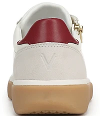 Vionic City Walk Axs Leather and Suede Side Zip Sneakers