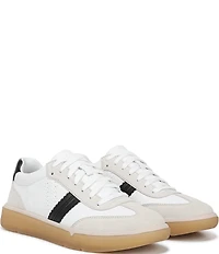 Vionic City Walk Leather and Suede Lace Up Sneakers