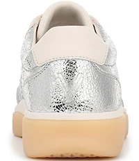 Vionic City Walk Metallic Leather Lace Up Sneakers