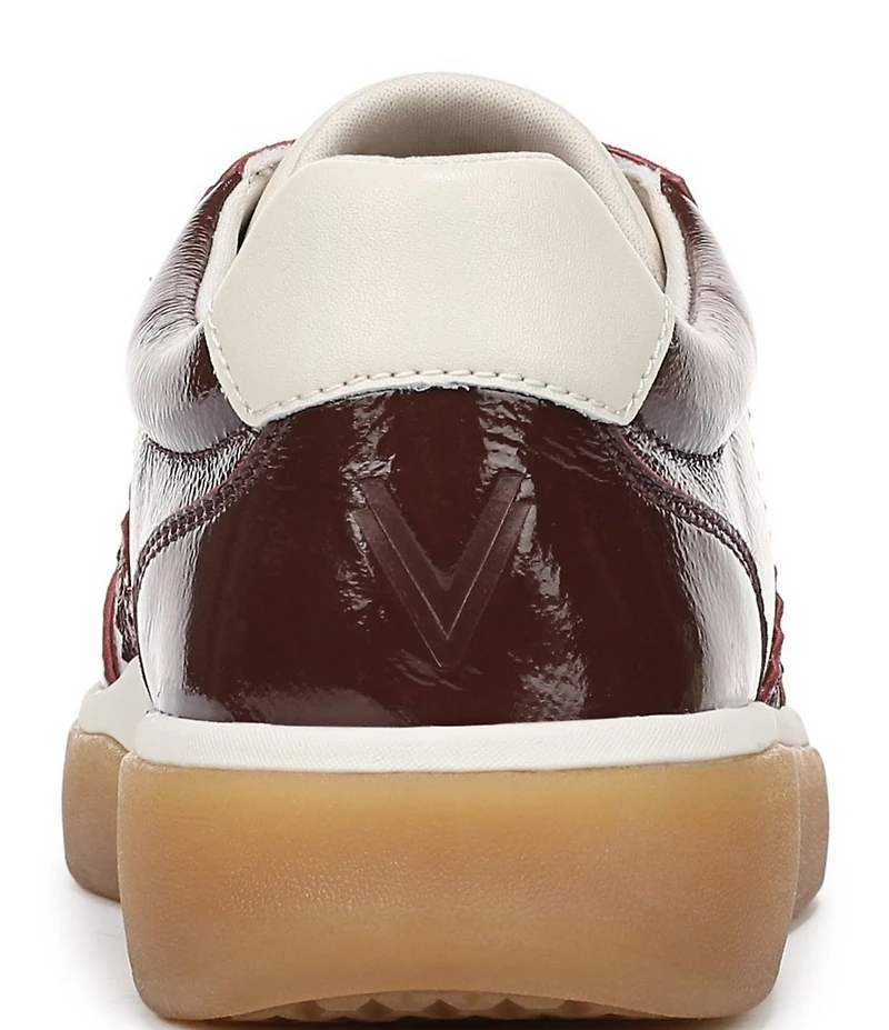 Vionic City Walk Patent Leather Lace Up Sneakers