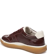 Vionic City Walk Patent Leather Lace Up Sneakers