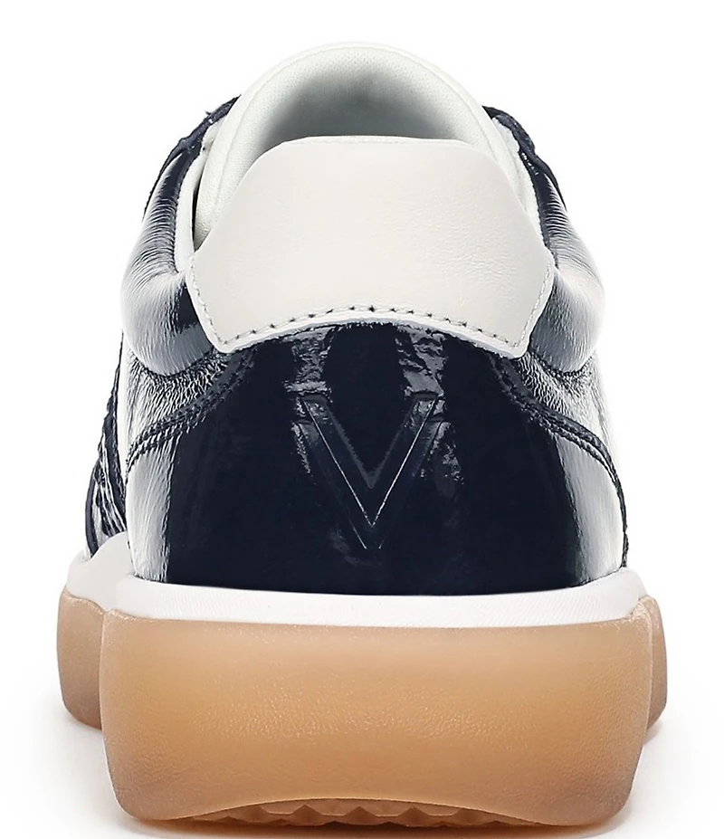 Vionic City Walk Patent Leather Lace Up Sneakers