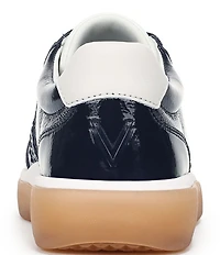 Vionic City Walk Patent Leather Lace Up Sneakers