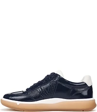 Vionic City Walk Patent Leather Lace Up Sneakers