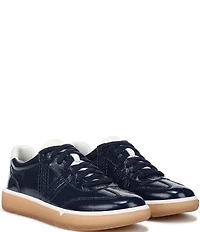 Vionic City Walk Patent Leather Lace Up Sneakers