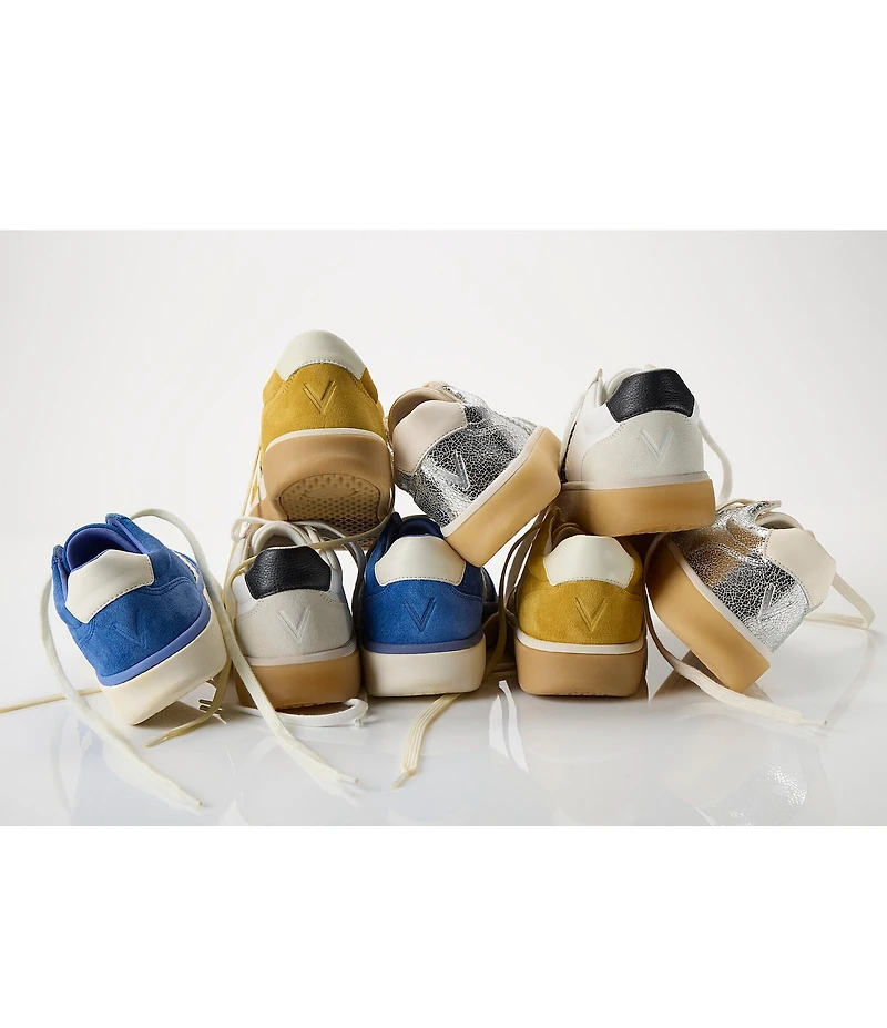 Vionic City Walk Suede Lace Up Sneakers