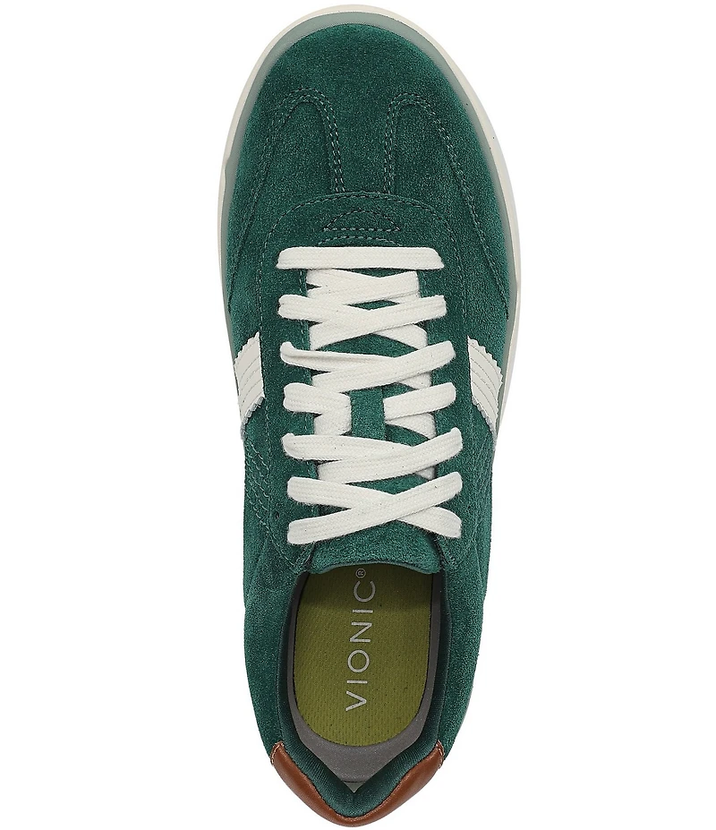 Vionic City Walk Suede Lace Up Sneakers