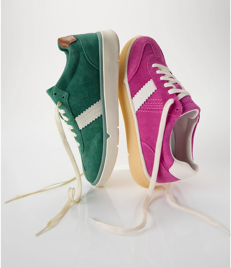 Vionic City Walk Suede Lace Up Sneakers