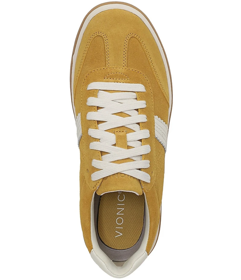 Vionic City Walk Suede Lace Up Sneakers