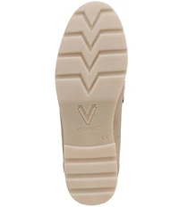 Vionic Cleo Croco Embossed Suede Loafers