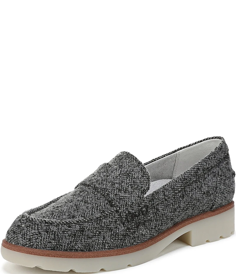 Vionic Cleo Herringbone Pattern Penny Loafers