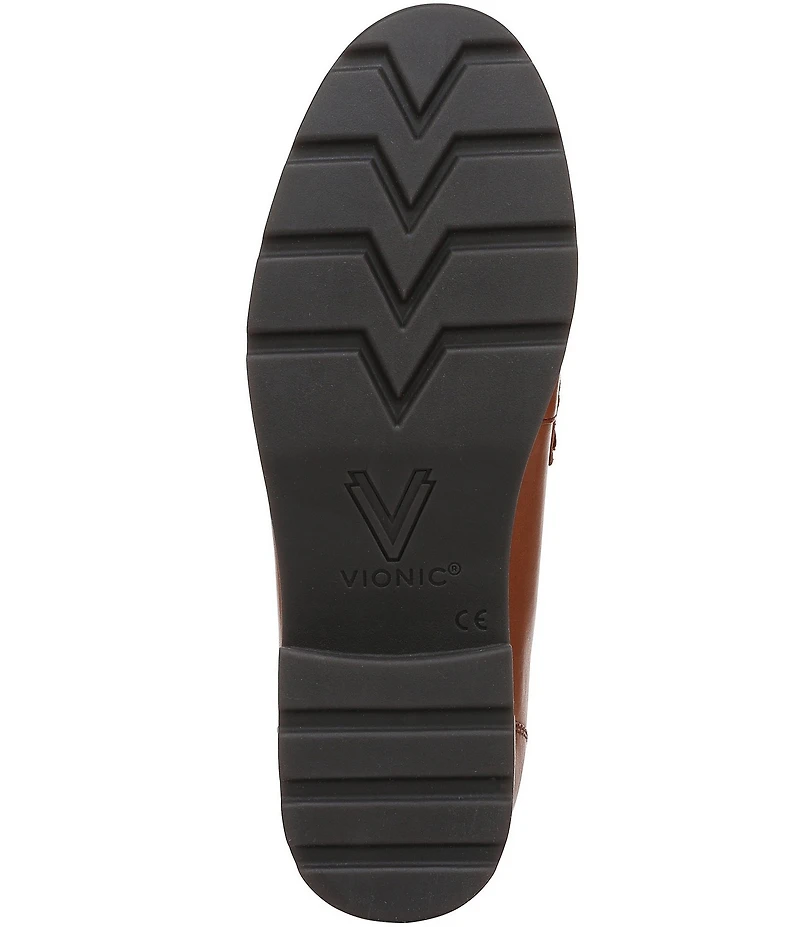 Vionic Cleo Leather Penny Loafers
