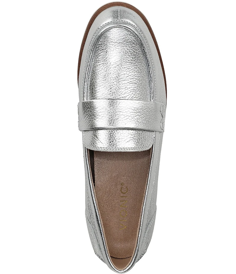 Vionic Cleo Leather Penny Loafers
