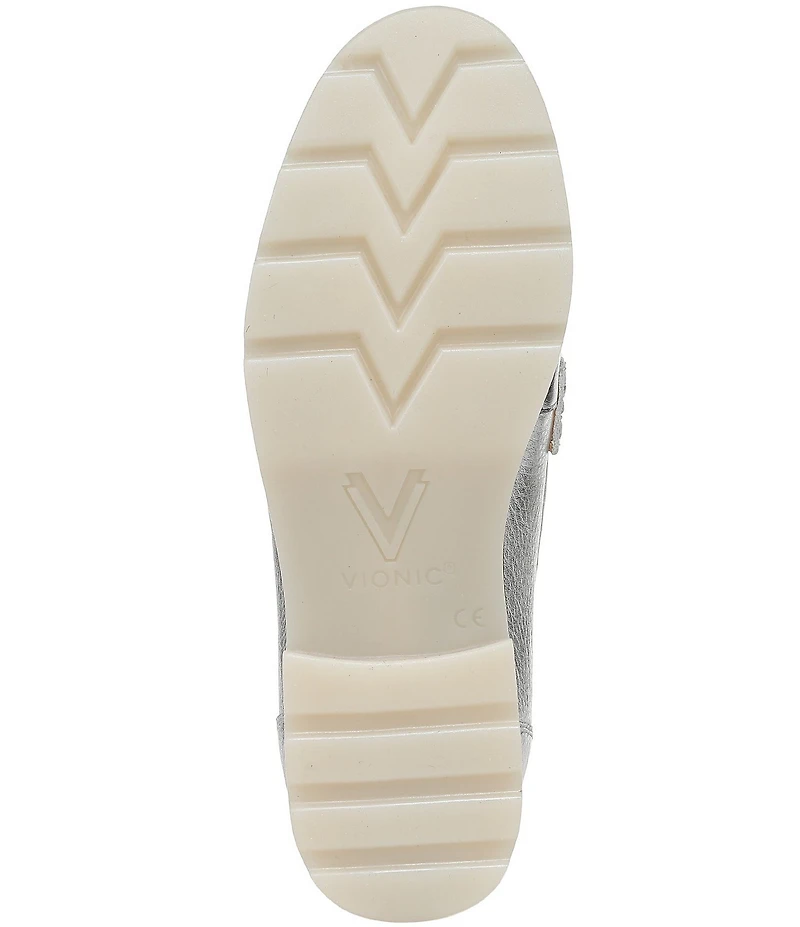 Vionic Cleo Leather Penny Loafers