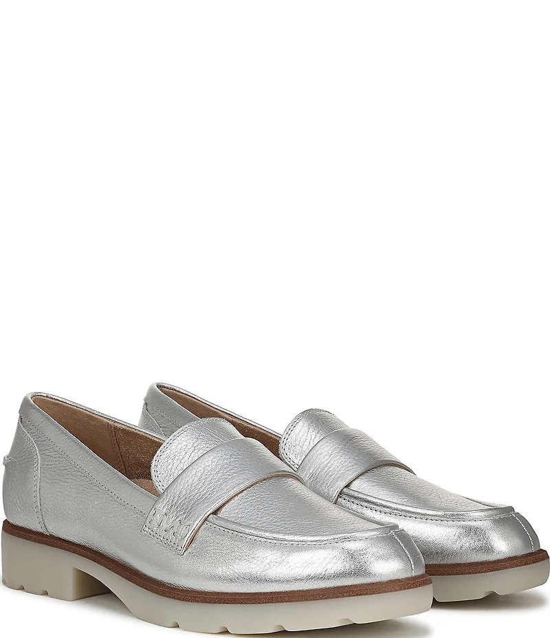 Vionic Cleo Leather Penny Loafers