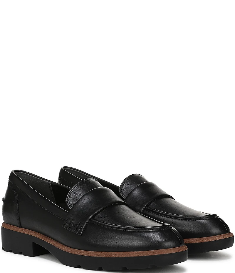 Vionic Cleo Leather Penny Loafers