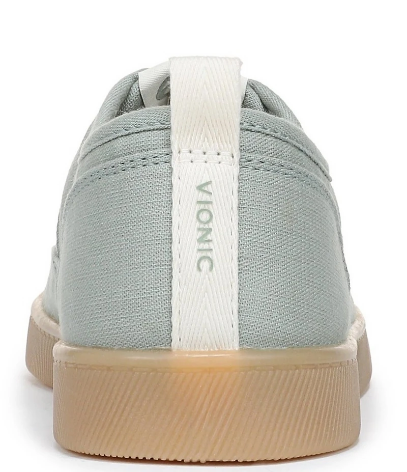 Vionic Cyan Canvas Platform Sneakers