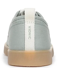 Vionic Cyan Canvas Platform Sneakers