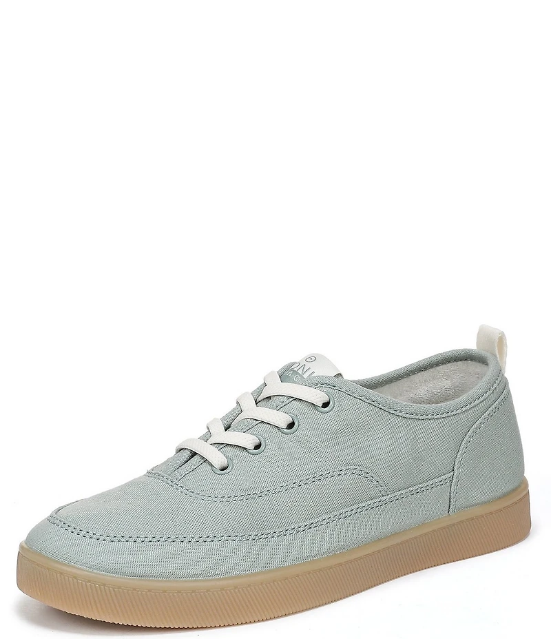 Vionic Cyan Canvas Platform Sneakers