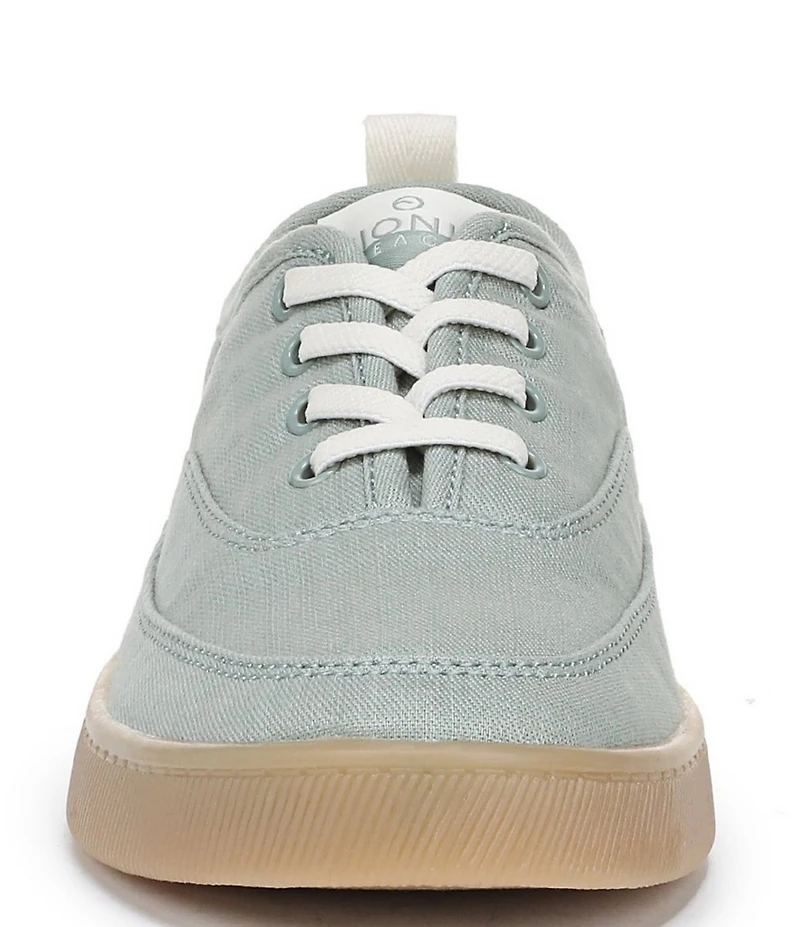 Vionic Cyan Canvas Platform Sneakers