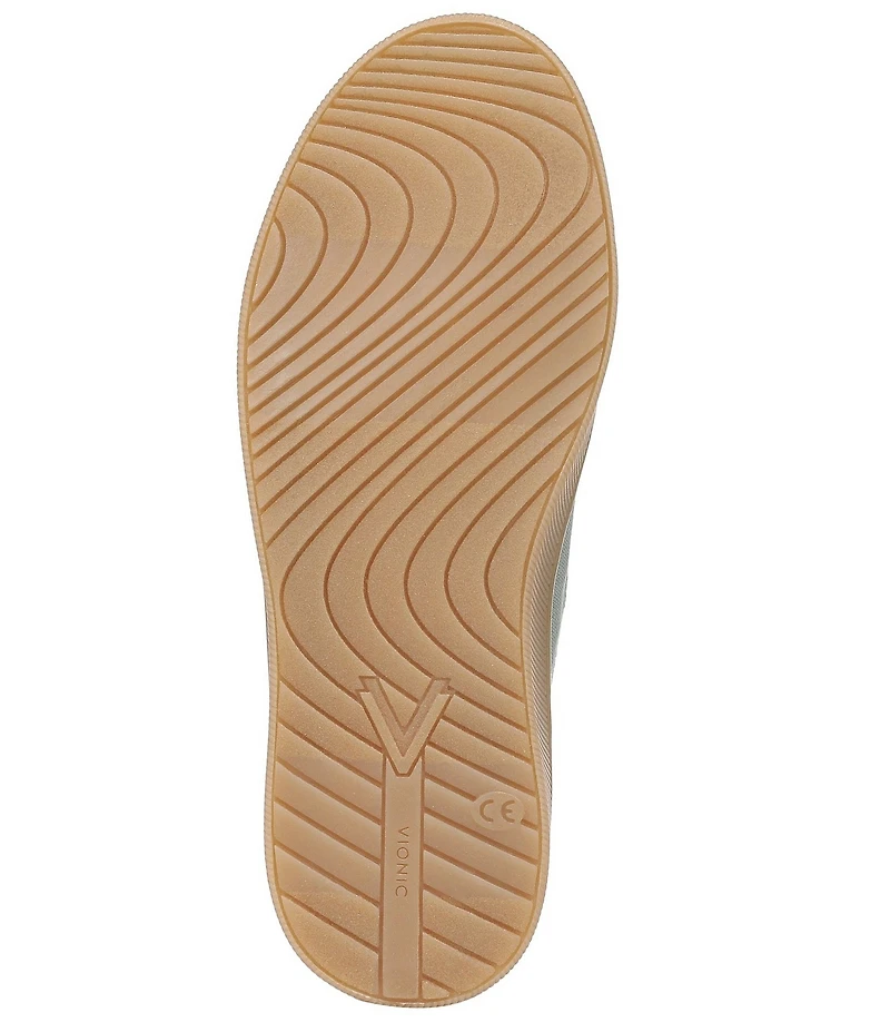 Vionic Cyan Canvas Platform Sneakers