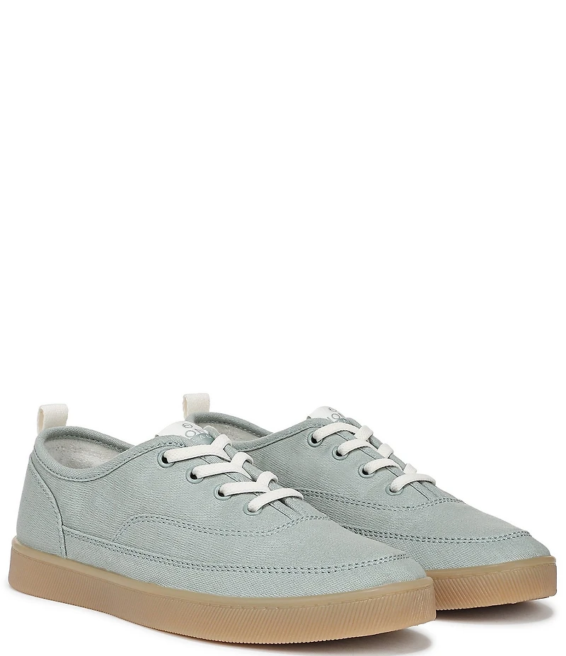 Vionic Cyan Canvas Platform Sneakers