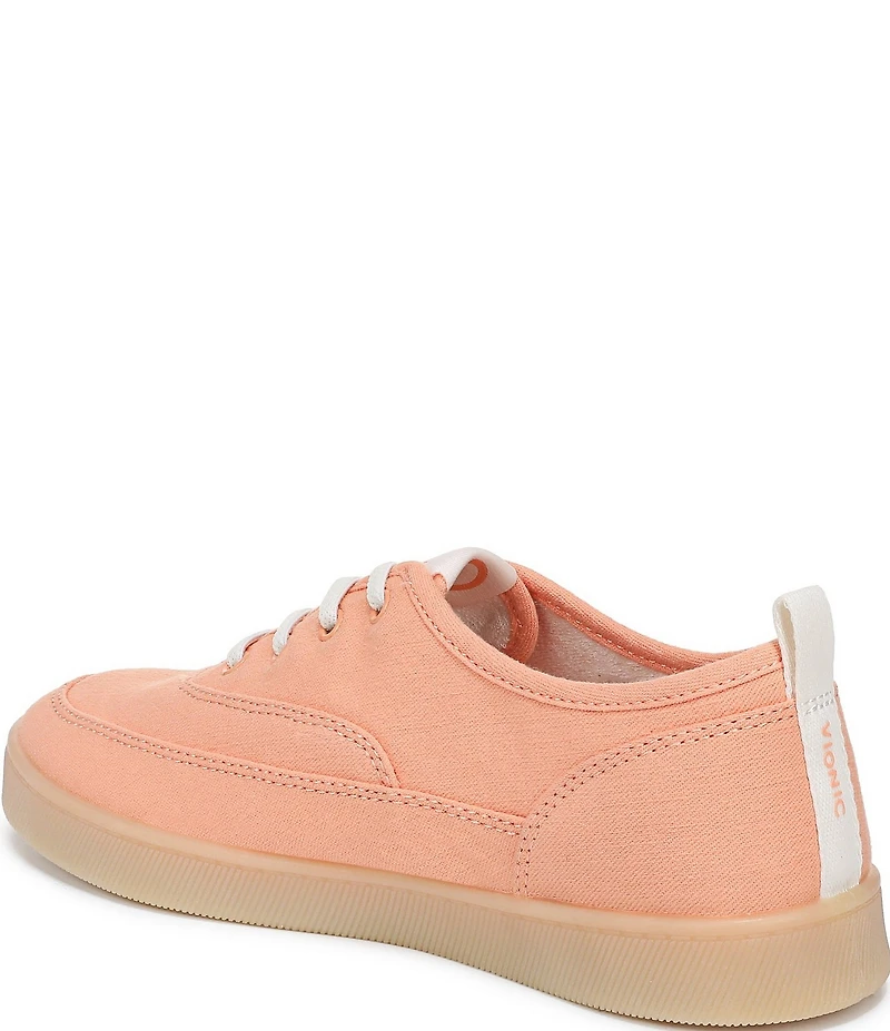 Vionic Cyan Canvas Platform Sneakers