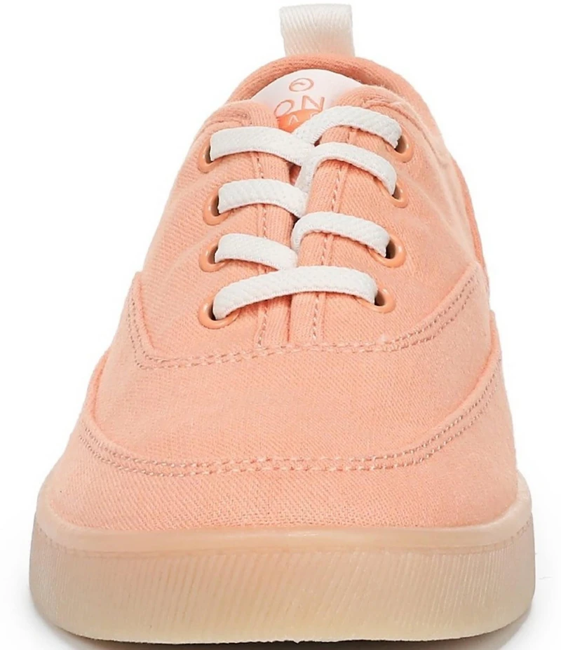 Vionic Cyan Canvas Platform Sneakers