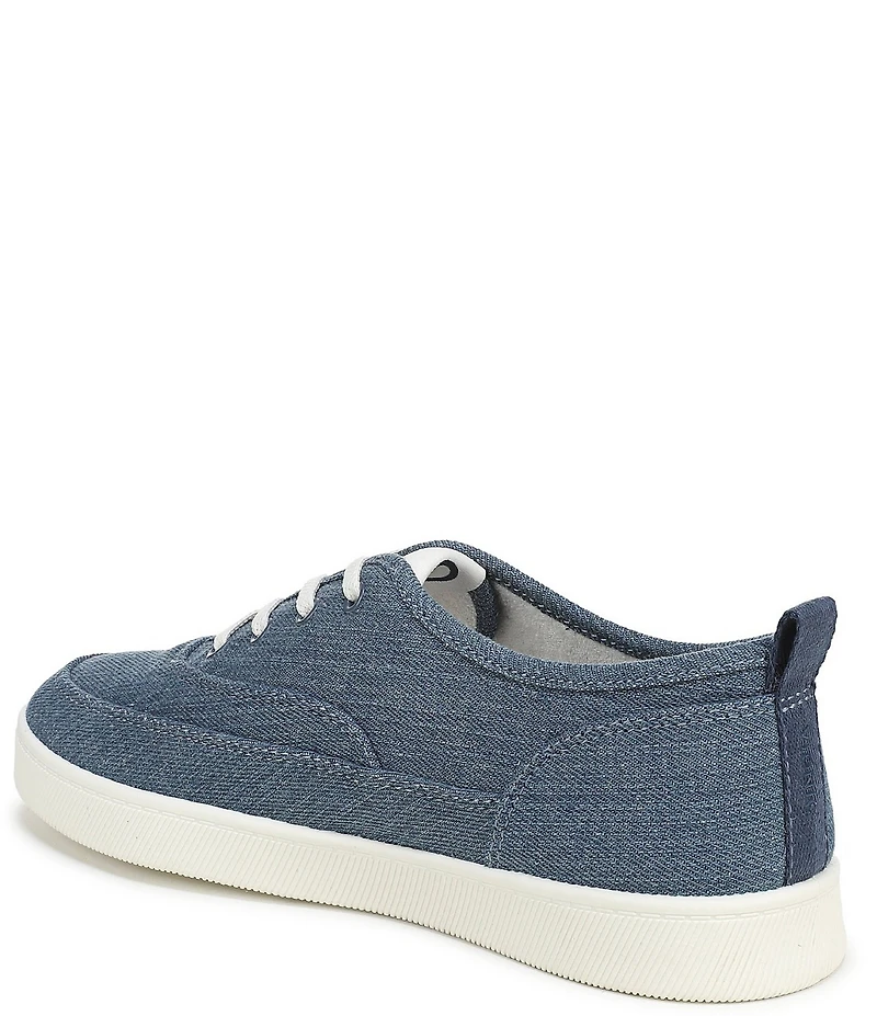 Vionic Cyan Canvas Platform Sneakers