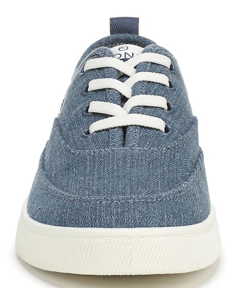 Vionic Cyan Canvas Platform Sneakers