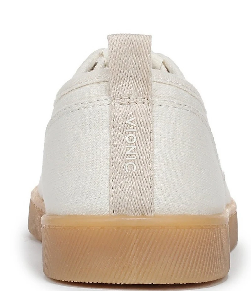 Vionic Cyan Canvas Platform Sneakers