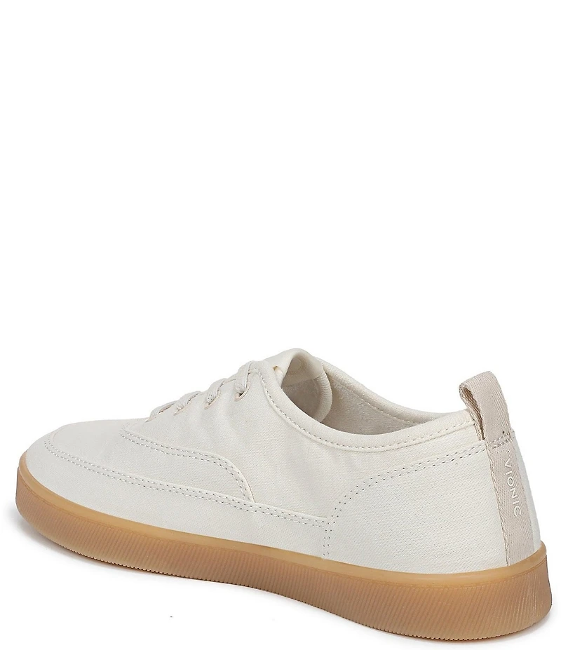 Vionic Cyan Canvas Platform Sneakers