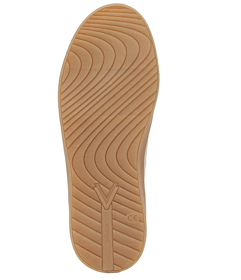 Vionic Cyan Canvas Platform Sneakers