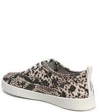 Vionic Cyan Canvas Platform Sneakers